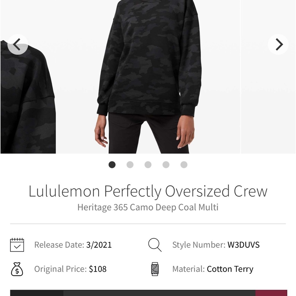 Lululemon Perfectly Oversized Crew